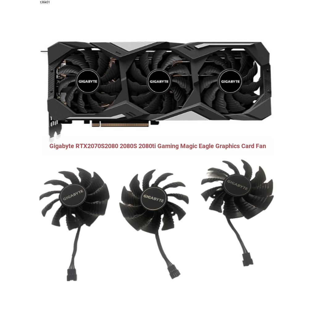พัดลมกราฟิก Gigabyte RTX 2070super 2080 2080s 2080ti Gamingoc Magic Eagle