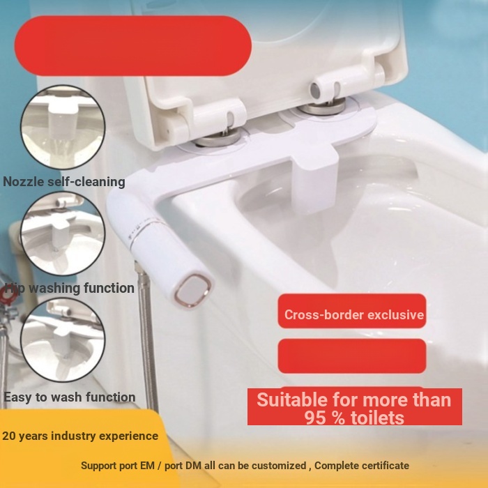 ร้อน!! ทําความสะอาดสะโพก Flusher Bidet ห้องน้ํา Flusher Perinum ไม่มีไฟฟ้า Bidet Bidet