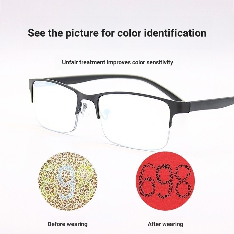 สีแดงสีเขียวตาบอดสีแว่นตาอ่อนแอสีแว่นตาตาบอดสีแว่นตาอ่อนแก้ไข ไม่จํากัดเพศ อ่านคะแนนตรวจสอบ
