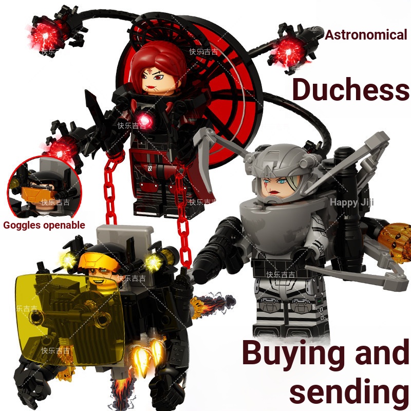 ห้องน้ํา Man vs การตรวจสอบ Minifigure Series สินค้า Building Block Duke KDL838 รูปประกอบของเล่น Man 