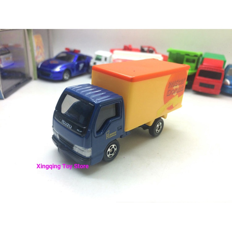 ★หม้อแปลงไฟฟ้า ของเล่นโมเดลอุปกรณ์เสริมชุดการปรับแต่ง★ TOMICA TOMY ISUZU ISUZU Mister Donut Transpor