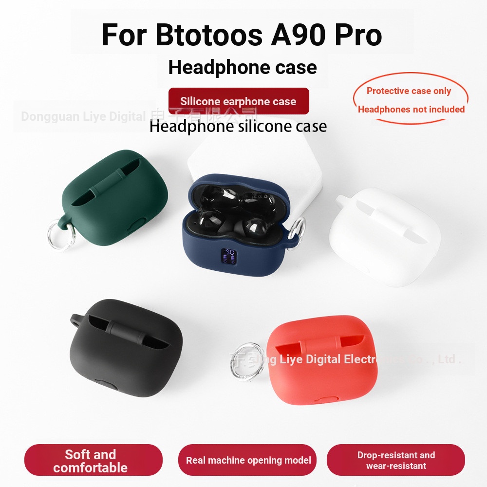 เหมาะสําหรับ Btootos A90 Pro ซิลิโคนป้องกันกรณี Soft Shell A90Pro BototosA90Pro พร้อมหัวเข็มขัดตะขอห