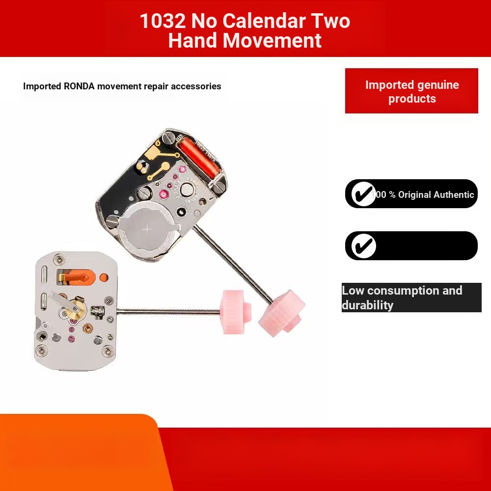 อุปกรณ์เสริมนาฬิกา Swiss RONDA RONDA Movement 732 Movement 1032 Quartz Movement
