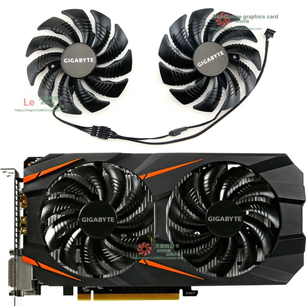 พัดลมระบายความร้อนกราฟิก Gigabyte GTX1060 P106-100 6GB T129215SU/PLD09210S12HH