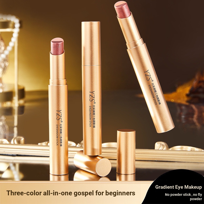 YZS Radiant Eyes Delicate Gradient Eyeshadow Glitter Powder Lazy Novice Eyeshadow Stick High Gloss H