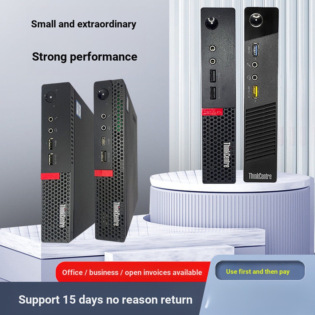 + โฮสต์ขนาดเล็กโฮสต์แบบพกพา Lenovo M720Q Desktop PC mini Mac Commercial Office Ultra-Thin Core i3i5 คอมพิวเตอร์ mini mini Host