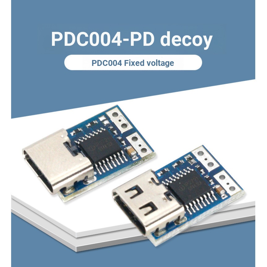 P004-PD Decoy PD23.0 to Trigger Adapter Cable QC4 Charger Notebook 912 1520V