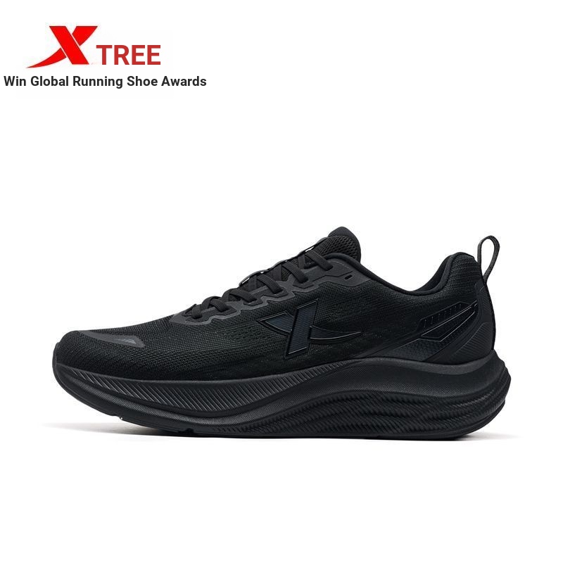 XTEP/Tebu Qingyun GO 丨 รองเท้าวิ่งรองเท้าผู้ชายฤดูร้อน Breathable Rebound Shock Absorption Anti-slip