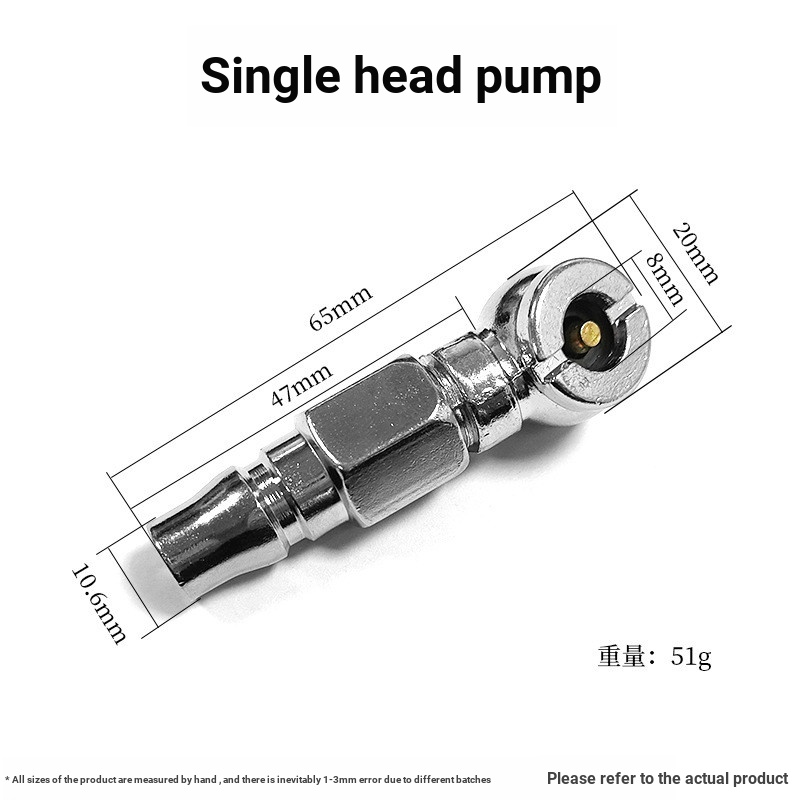 8. รถยาง Inflator หัวฉีด Inflator หัวฉีด Inflator หัวฉีด Rod สกรู Deflator Rod ยางซ่อม W8HL