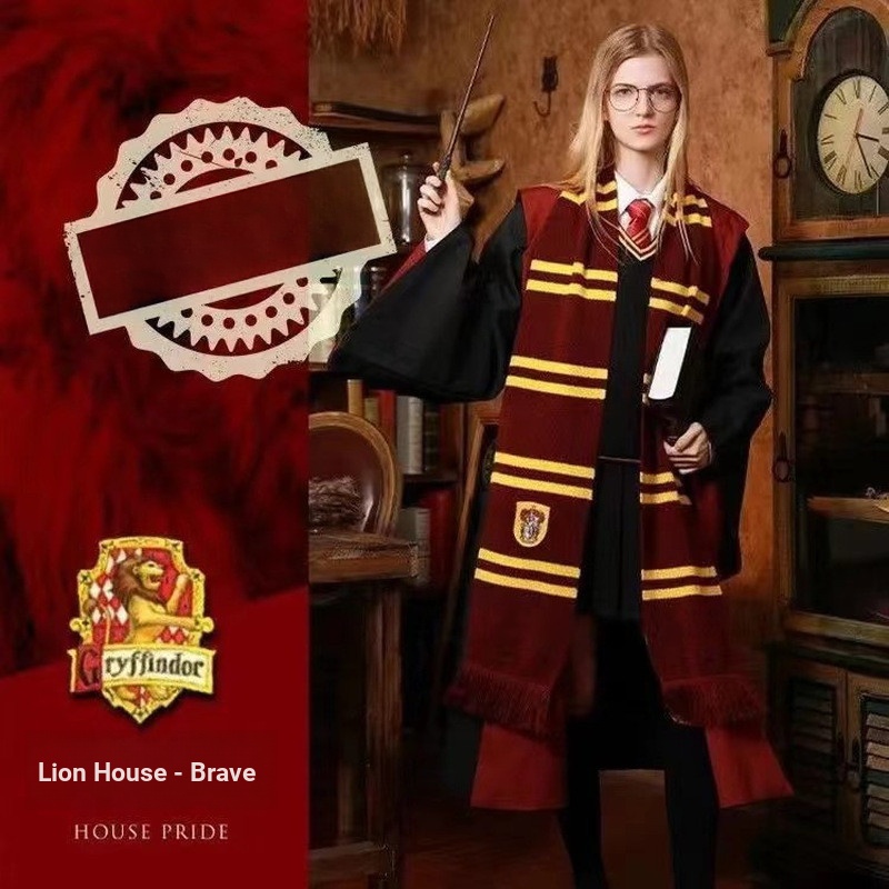 Harry Potter Magic Robe Universal USJ Joint เครื่องแต่งกาย Wizard Robe คอสเพลย์ฮาโลวีนเสื้อคลุมเสื้อ