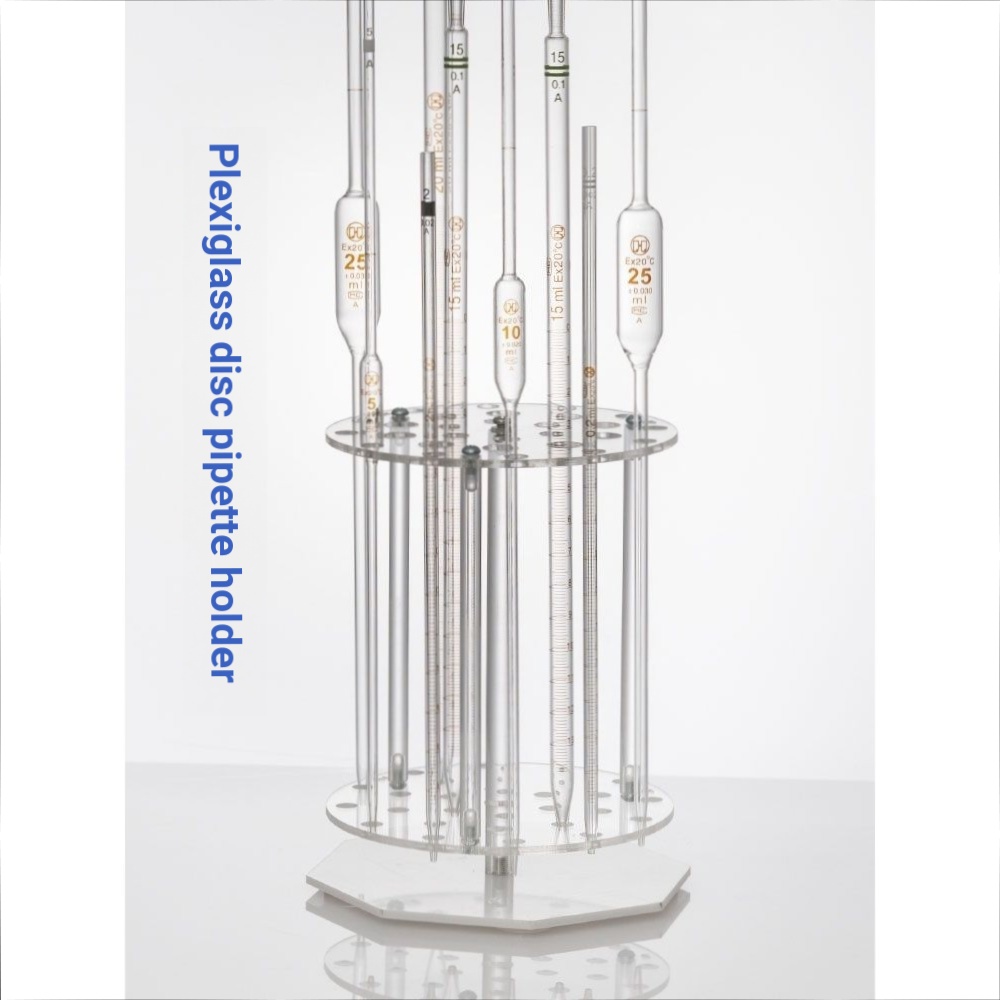 Tyk Trapezoidal Liquid Tube Holder Plexiglass Scale Straw Holder Liquid Tube Holder Dropper Test Tub