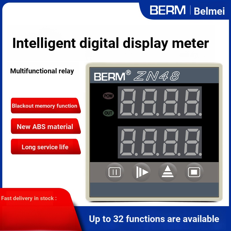 ZN48 Time Multi-Function Relay Timer Timer Counter Accumulative ความเร็วความถี่สมาร์ท Dual Digital D