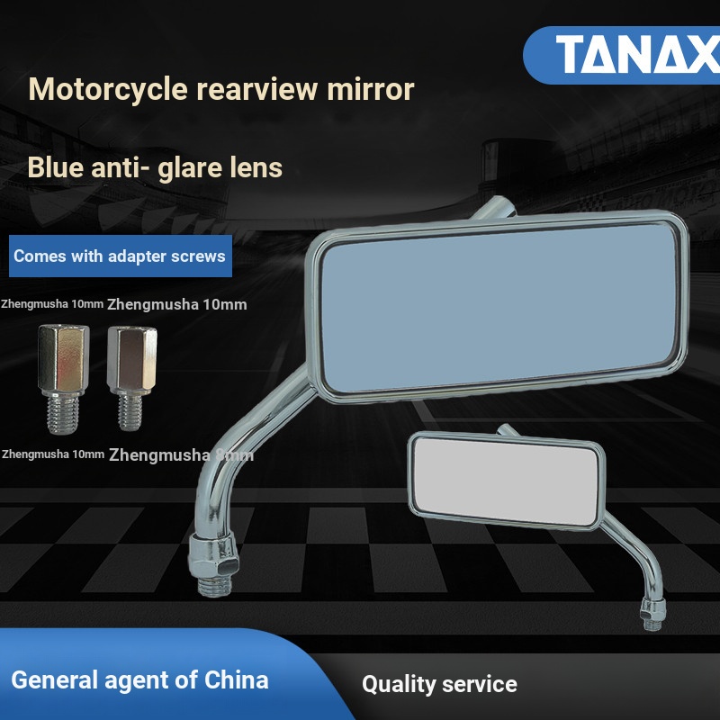 ญี่ปุ่น TANAX NAPOLEON กระจกมองหลังรถจักรยานยนต์ Reflector AVA Single