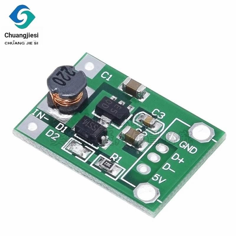 ไม่มีโมดูล USB-Booster (0.9V~5V) ลิตร 5V 600MA Power Bank Booster