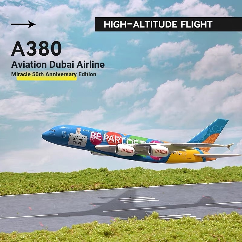 เครื่องบินแอร์บัสรุ่น A380 Model Aircraft Emirates TAAA เครื่องบินรุ่น