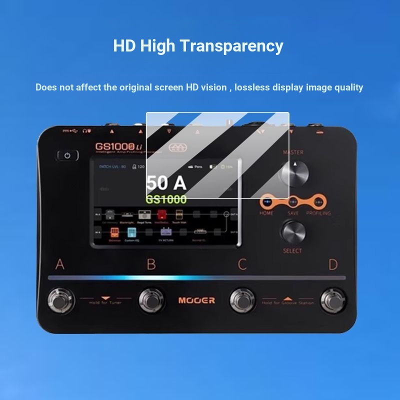 Pro Mooerge mooerge150gs1000 เหมาะสําหรับฟิล์ม 3yy ฟิล์มป้องกันสติกเกอร์แบบบูรณาการกีตาร์ไฟฟ้าหู li