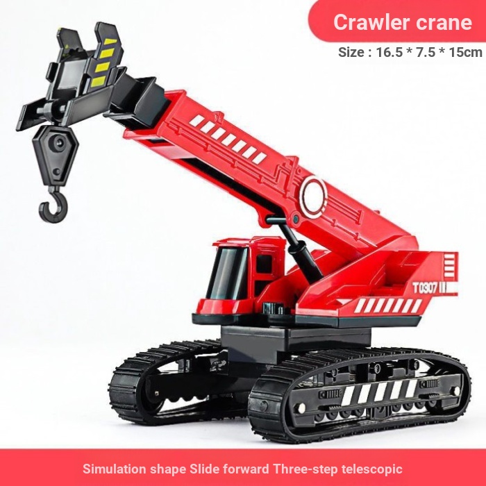 Crane Crane Engineering Vehicle Model Car Track Crane Baby Children Toy Car Boy Gift