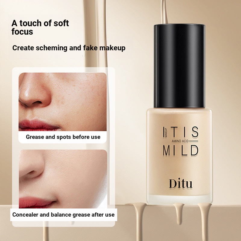 /Ditu Ditu Amino Acid โปร่งใส Thin Makeup Liquid Foundation คอนซีลเลอร์บํารุงผิว 2 in 1 Moisturizing