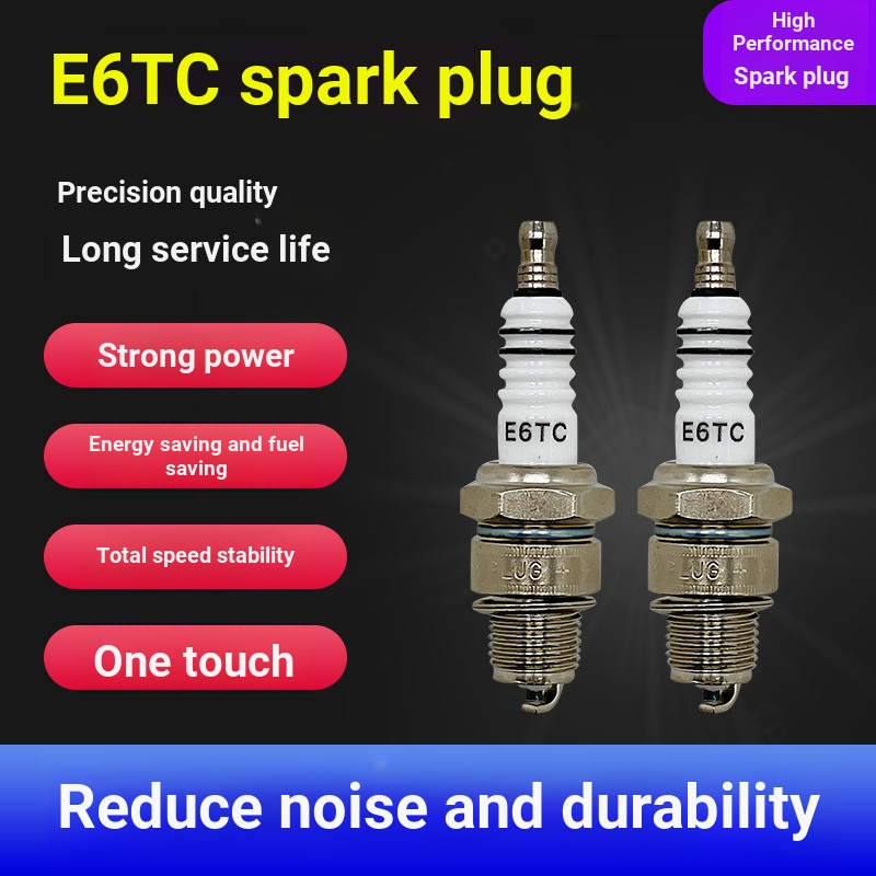 เครื่องยนต์เบนซินเครื่องกําเนิดไฟฟ้า Spark Plug 152 154 Spark Plug E6TC BP7HS เครื่องยนต์เบนซิน 1KW 