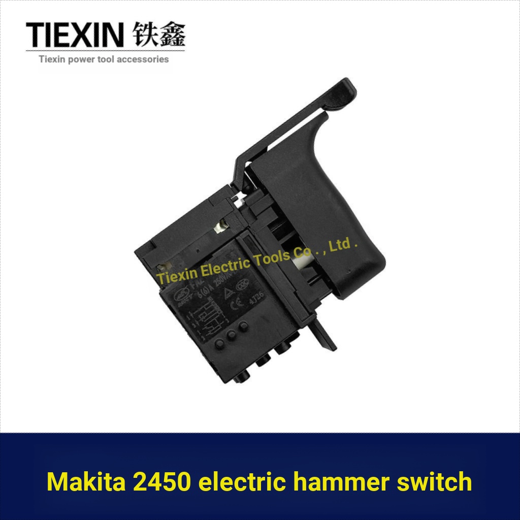 ไทค์ 8.ที่ขายดีที่สุด Makita HR2450/HR2453/DP4010/DP4011 สวิตช์ค้อนไฟฟ้า 07174 TQYN OBTB