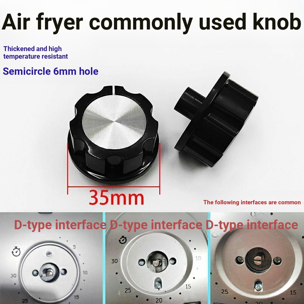 Air Fryer Yamamoto Joyoung Bear Knob Timing ครึ่งวงกลมเพลาสวิทช์หม้อความดันเตาไฟฟ้าฆ่าเชื้อ DBLR