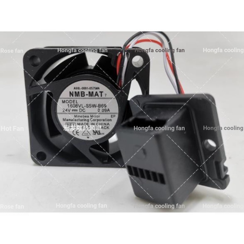 พัดลมระบายความร้อนใหม่สําหรับ A90L-0001-0575 A/ B 1608VL-S5W-B69 Fanuc พัดลม 24V 0.09A Cooling