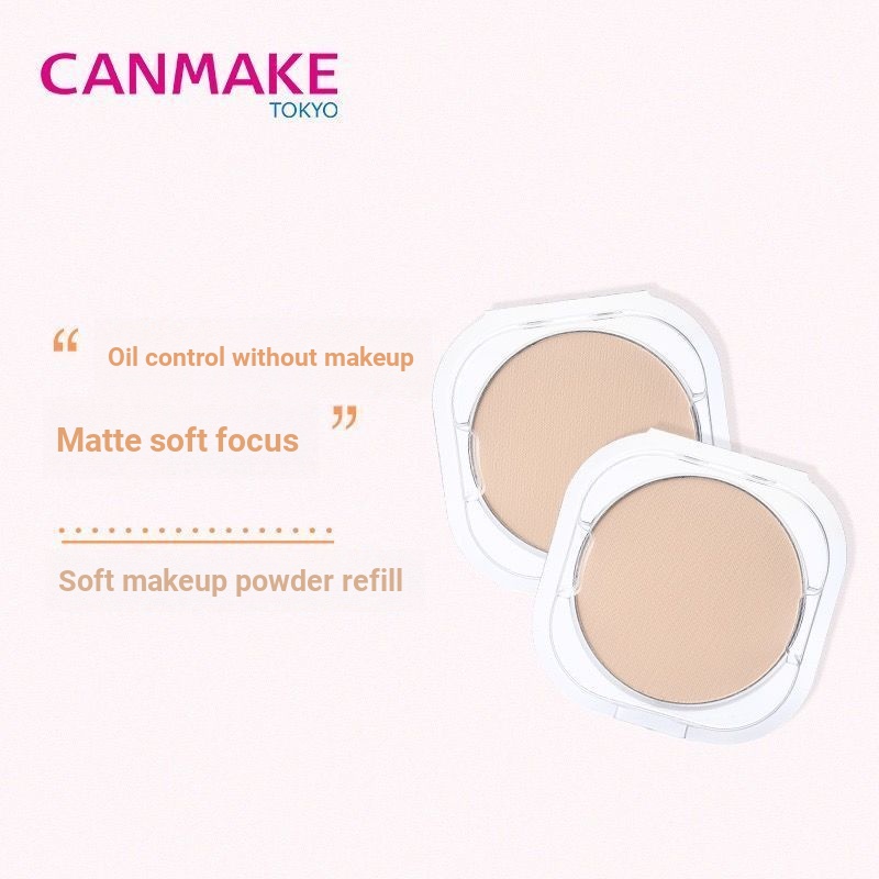 CANMAKE Ida Marshmallow Fixing Makeup Loose Powder Replacement Powder Core คอนซีลเลอร์ Lasting Oil C