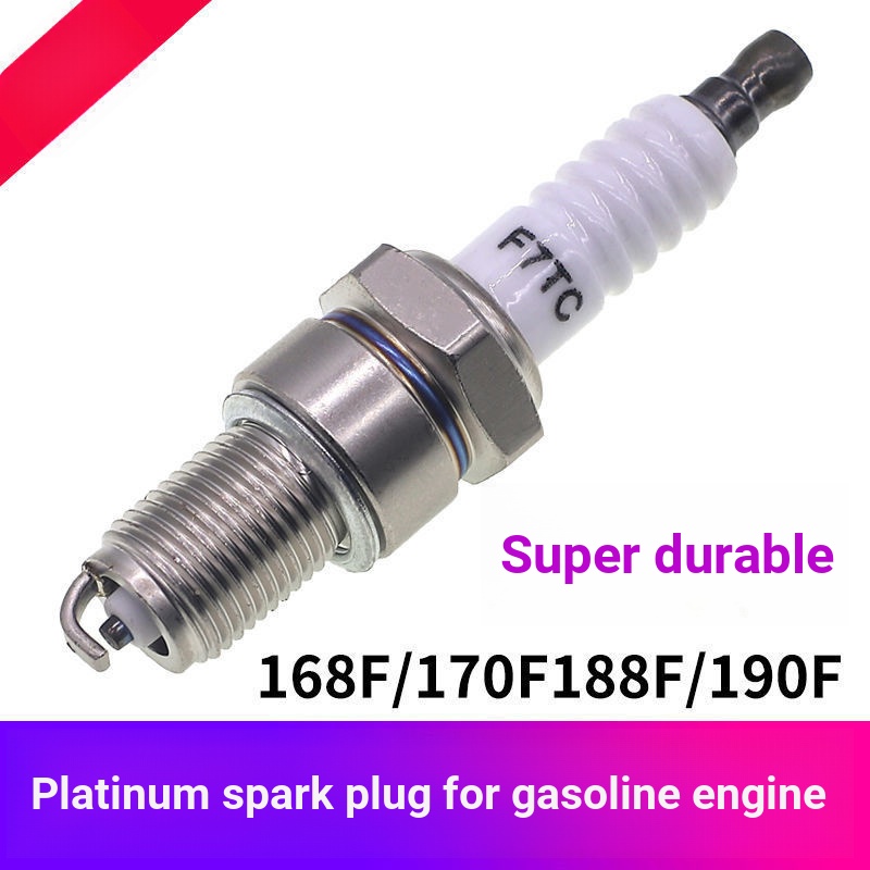หัวเทียน 168/170F/188 เครื่องกําเนิดไฟฟ้าเบนซินเครื่องยนต์หัวเทียน F7TC/F6TC/F5TC/AX100