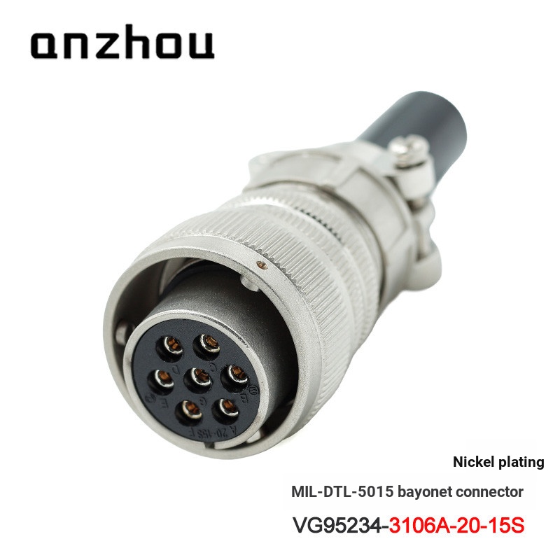 CA06COM-E20-15S VG95234 ขั้วต่อสายไฟ MS3106A-20-15P ปลั๊กการบิน 7-Core