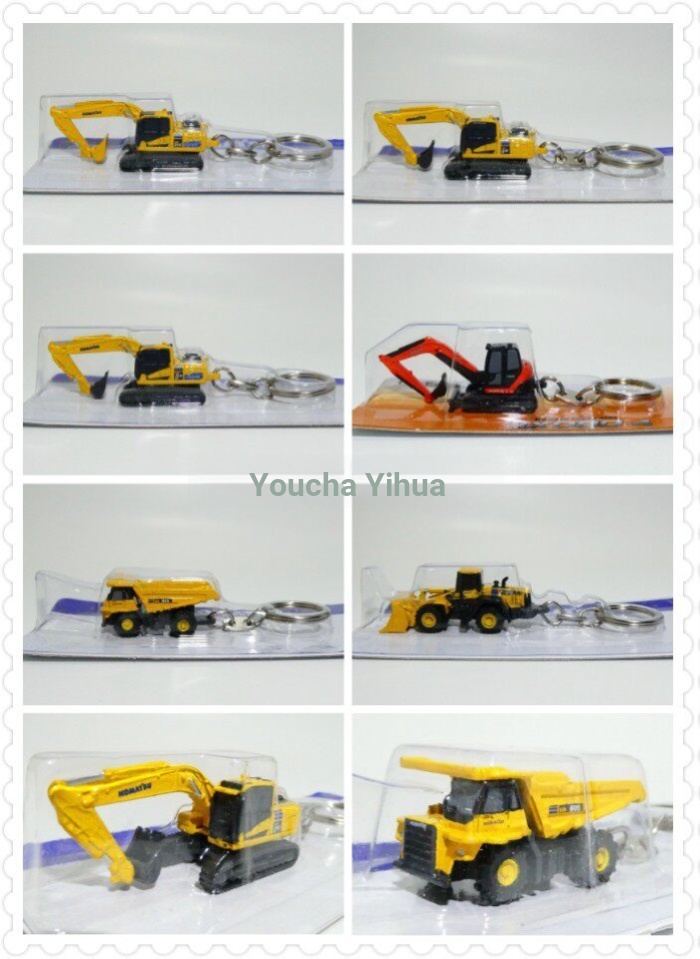 UH HD605 PC210 PC205 PC215 Excavator Forklift Dump Truck Model พวงกุญแจ พวงกุญแจ Out of Print Model