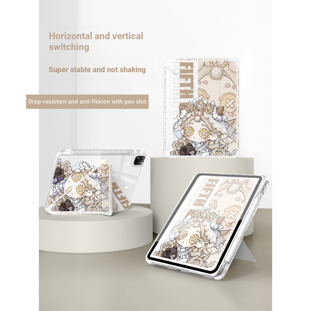 [ แผ่นดินใหญ่จัดส่งที่รวดเร็ว] เคสป้องกันแท็บเล็ตเคสกันกระแทกการ์ตูนน่ารักเหมาะสําหรับแท็บเล็ต Xiaom