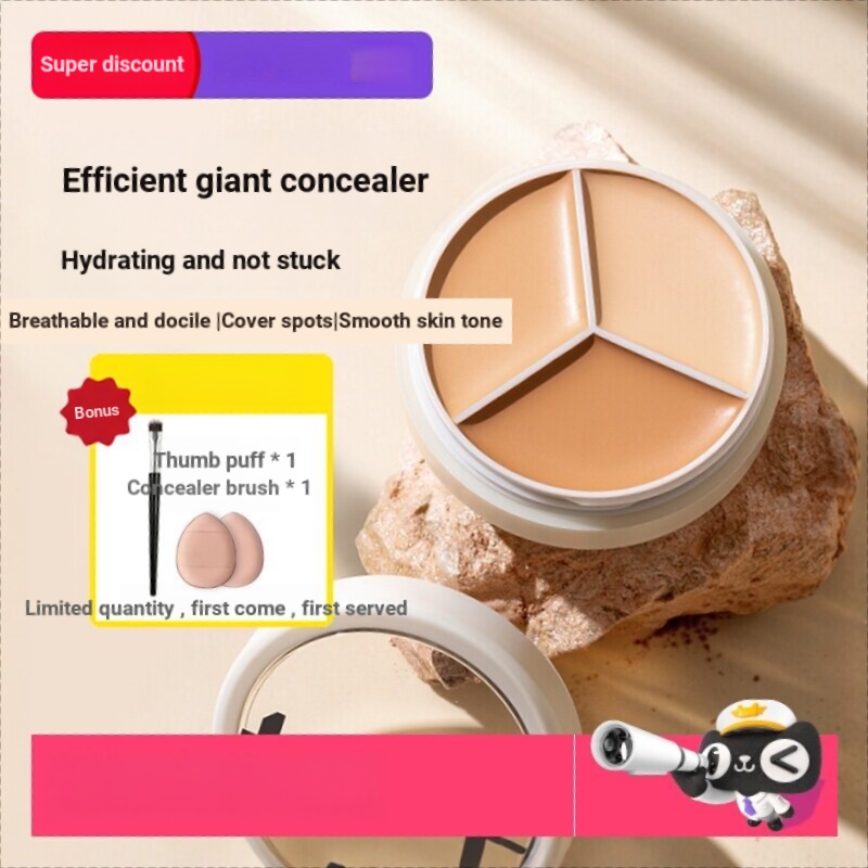 [การขายด้วยตนเอง] TFIT Tricolor คอนซีลเลอร์คอนซีลเลอร์ปากกาจุด Face Brightening tifit คอนซีลเลอร์ NT