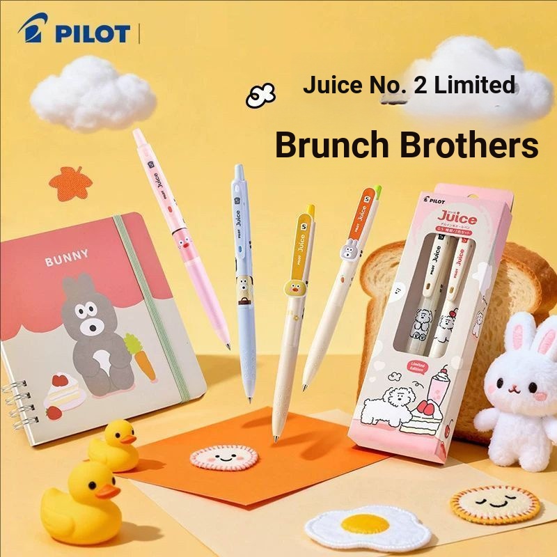 ✨Japan Pilot Baile Juice Juice Juice Juice Pen Brunch Brother Breakfast Brothers ชื่อร่วมเบอร์
