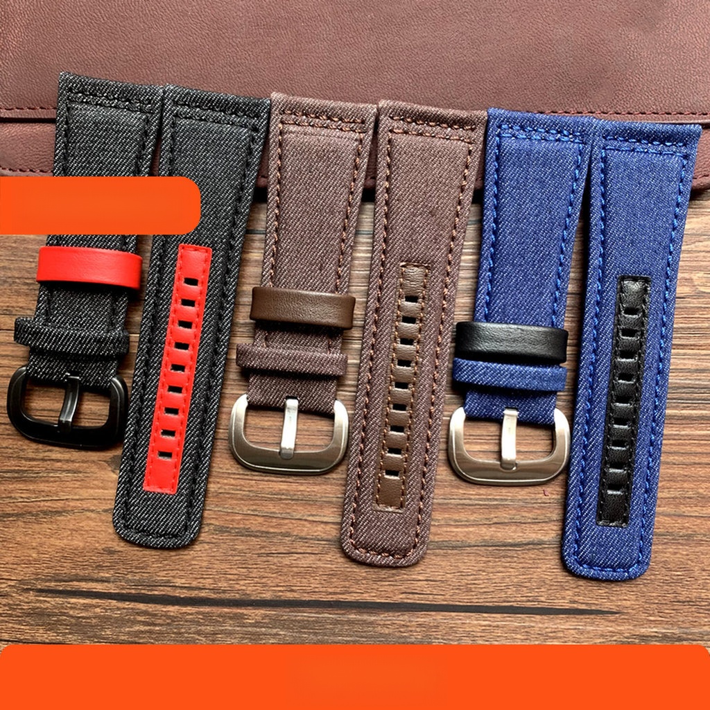 เหมาะสําหรับ Sevenfriday Seven Friday P3C/04 09 07 Canvas Watch Chain สายหนังไนลอน