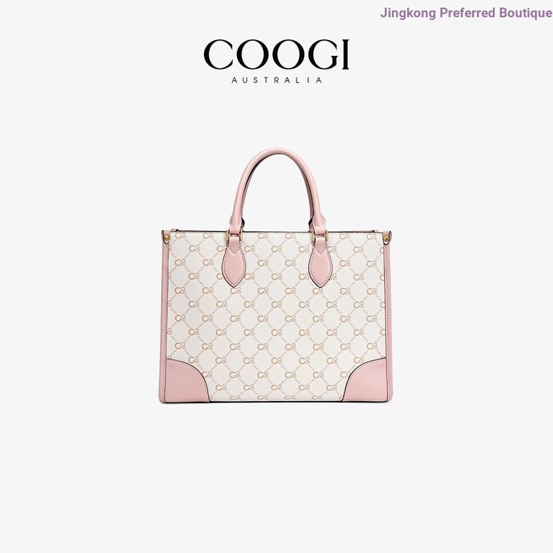 COOGI กระเป๋าสุภาพสตรี 2026 หรูหรา High-End Feeling ขนาดใหญ่-ความจุ Tote กระเป๋าน้ําหนักเบา Messenge