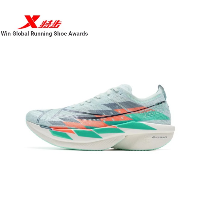 XTEP/เดินพิเศษ 160X6.5 PRO รองเท้าวิ่งรองเท้าผู้ชาย Champion Racing แผ่นคาร์บอน Shock Absorption กีฬ