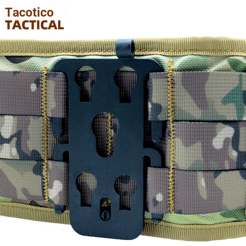 MOLLE อะแดปเตอร์โมดูลาร์บอร์ดเสื้อกั๊กยุทธวิธี MOLLE อะแดปเตอร์ด่วนโมดูลเข็มขัด MOLLE บล็อกแบริ่ง