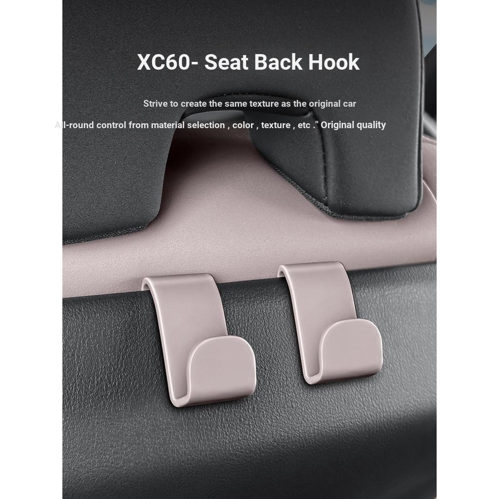 Volvo Boutique Volvo XC60 S90 XC90 S60 V90 ตะขอรถที่นั่งด้านหลังตะขอเก็บตะขอรถ Volvo การปรับเปลี่ยน