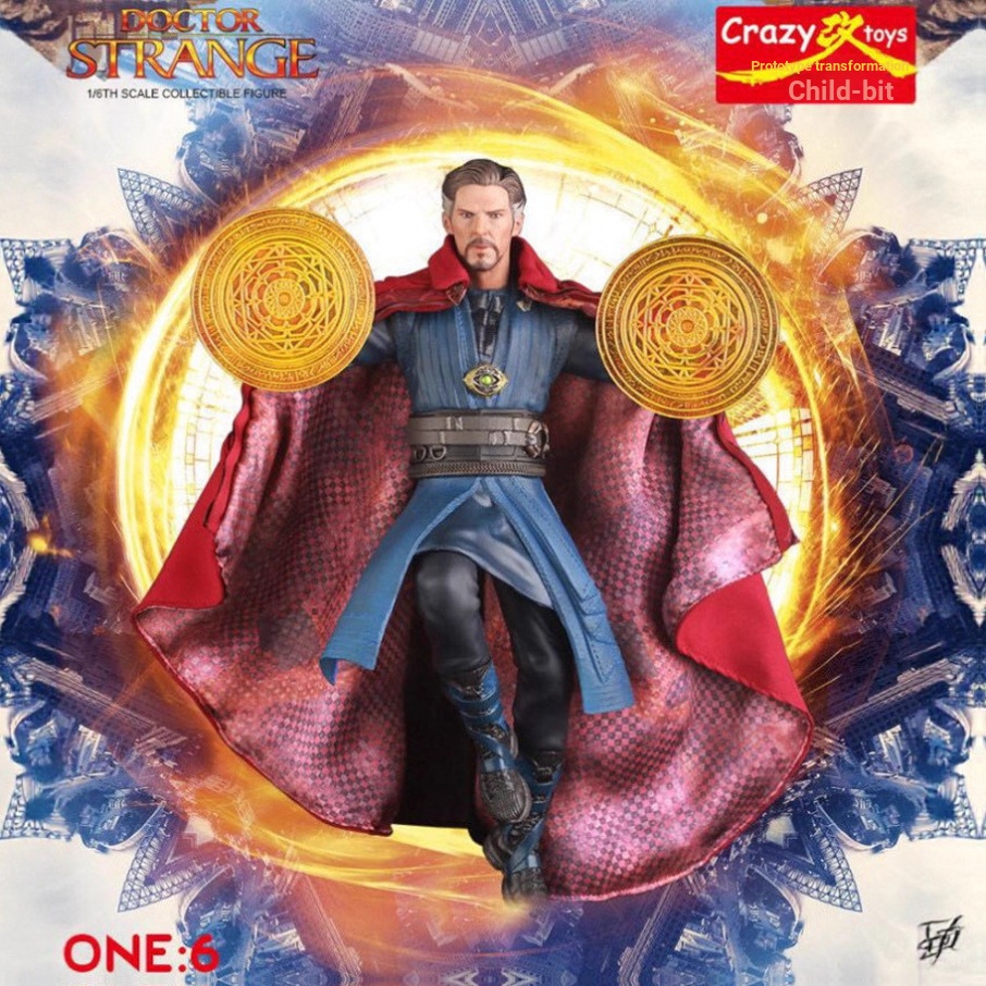 ของเล่นบ้า Avengers Infinity War 1/6 หมอแปลก Stevens เครื่องประดับโมเดล