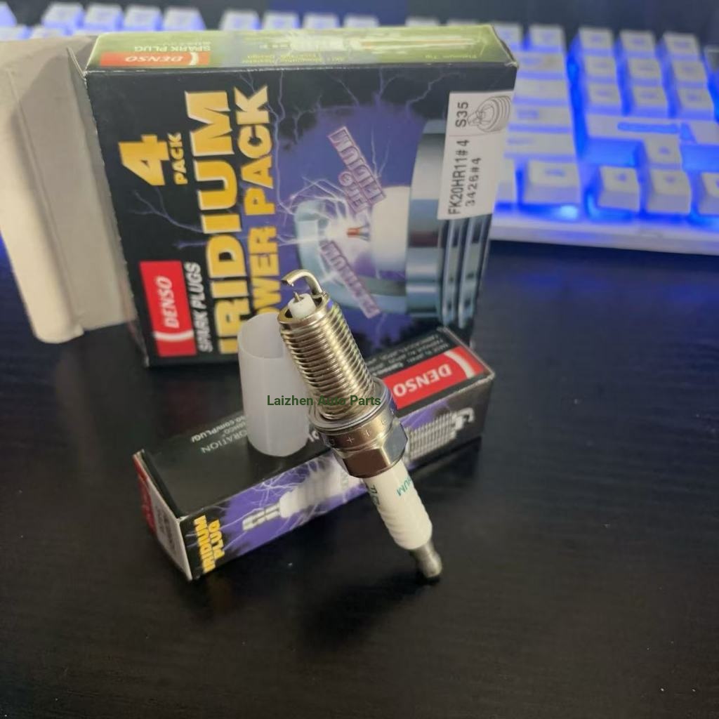 ญี่ปุ่น 3426 หัวเทียนอิริเดียมคู่ FK20HR11 REIZ Crown Prado Domineering CAMRY