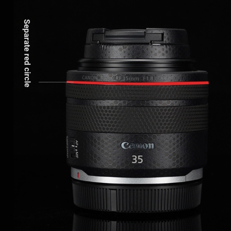เหมาะสําหรับสติกเกอร์เลนส์ Canon RF RF RF24-105/351.8/85/15-30/24F1.8 แถบวงกลมสีแดง 3M