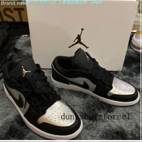 A/J 1 Low "Sier Toe" สีดําเงินผู้ชายผู้หญิง DA5551-001