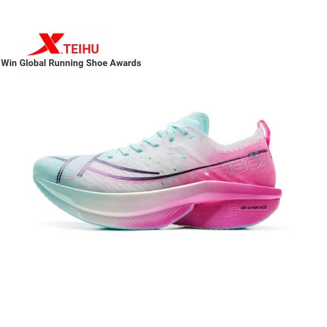 XTEP/TEP 160X6.5 PRO รองเท้าวิ่งรองเท้าผู้ชาย Champion Racing แผ่นคาร์บอน Shock Absorption รองเท้าวิ