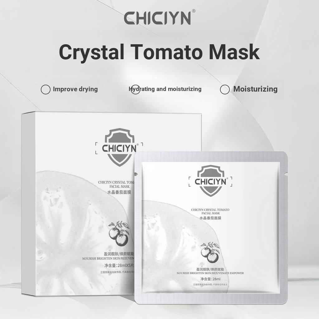 Crystal Tomato Mask Moisturizing Stay Up Late First Aid Brightening Skin Tone White Tomato Mask 26.3