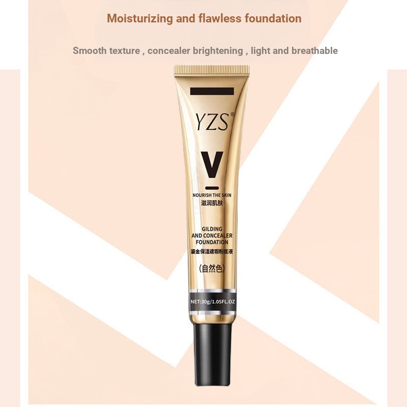 < Zhonglimo > YZS Gilt Moisturizing CONCEALER Liquid Foundation คอนซีลเลอร์ให้ความชุ่มชื้นคอนซีลเลอร