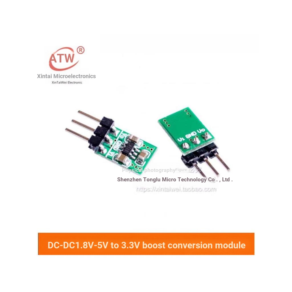 - โมดูลไฟ 1.8V-5V ถึง 3.3V โมดูลแปลง Buck-Buck