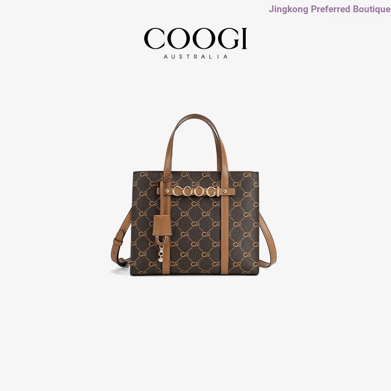 COOGI กระเป๋าสุภาพสตรี Tote Bag กระเป๋าถือ Presbyopic Bitter Gourd รูปแบบหรูหราแฟชั่นหญิงกระเป๋าของข