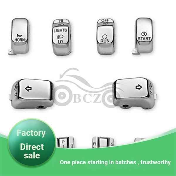 Harley XL883/1200 Big Gliding Road King Big Dog Way Road Universal ซ้ายขวาปุ่มสวิทช์ปุ่ม