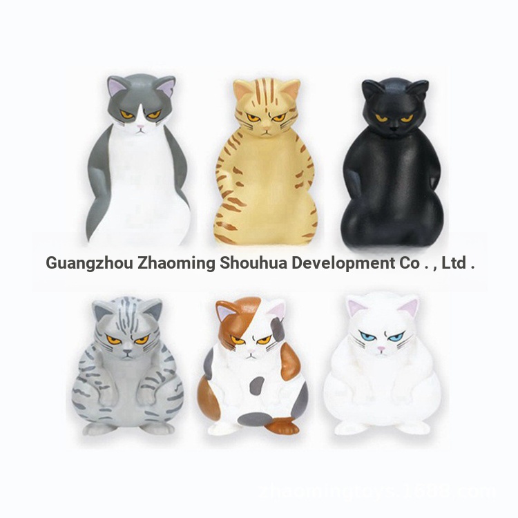 Cat Boss Social Cat ผสมแมว Bad Cat Bad Cat Cat Puffer Mystery กล่องกล่องไข่แคปซูลของเล่นเครื่องประดั
