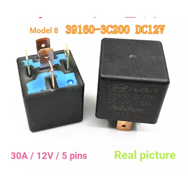 นําเข้ารีเลย์เกาหลี Decokia Violet Relay Wide-Foot Relay 39160-3C200 12V30A 5 ฟุต